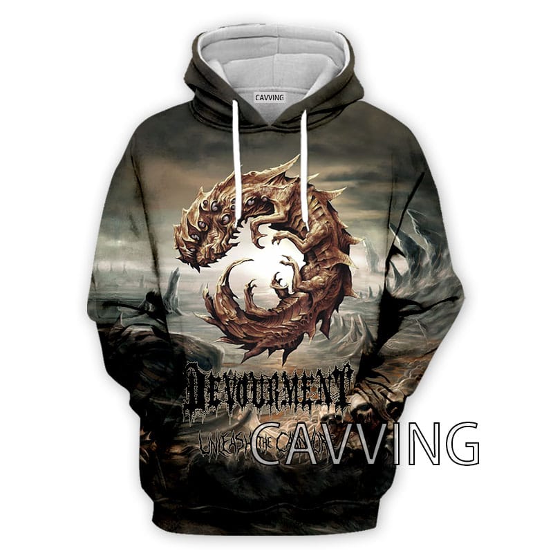 New Fashion Women/Men's  3D Print  Devourment Band  Hoodies Hooded Sweatshirts Harajuku Hoodie Sweatshirts Tops Clothing
