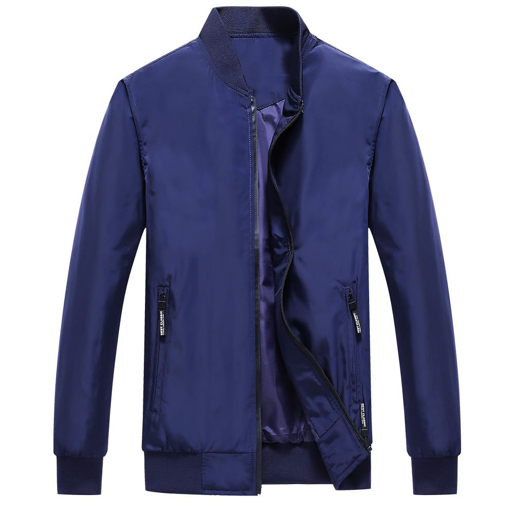 MRMT 2024 Brand New Men's Jackets Thin Casual Stand Collar Spring Overcoat for Male Jacket Outer Wear Clothing