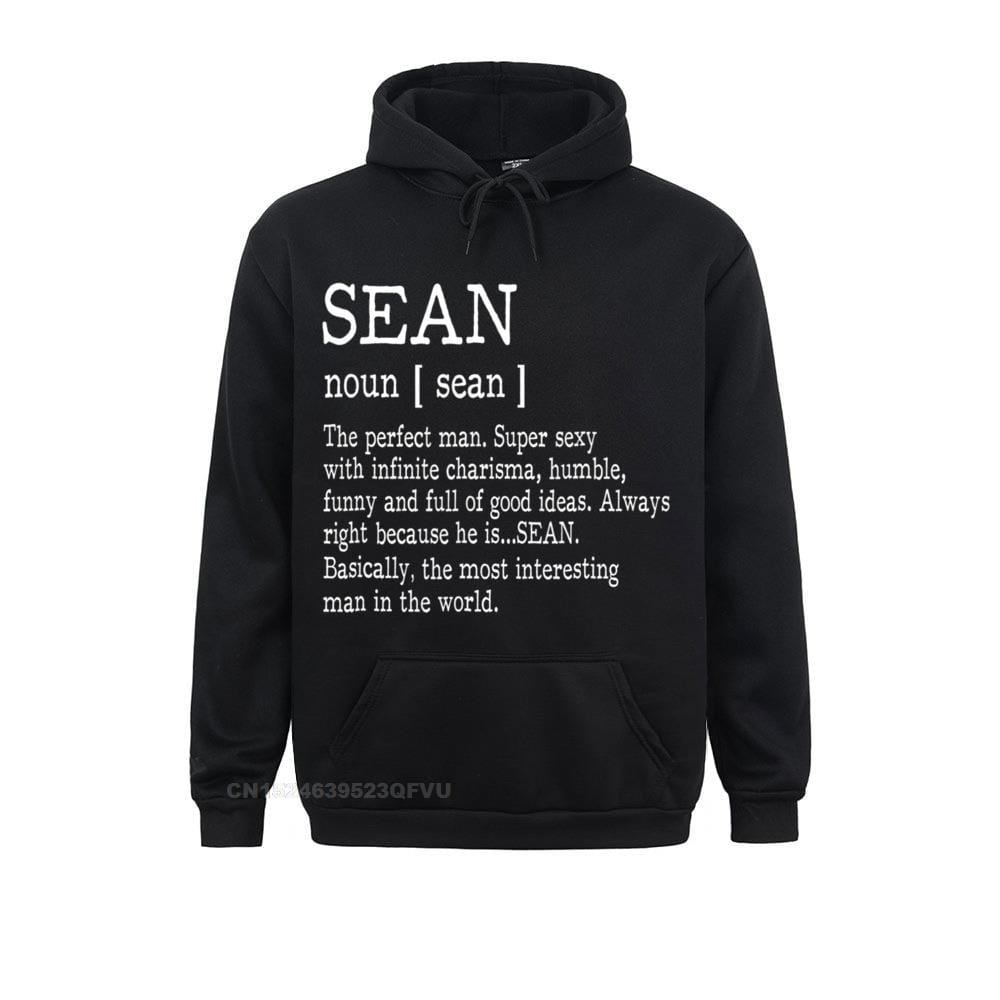 Adult Definition First Name Sean Men Hoodie Funny New Design Men's Women Cotton Harajuku & Tees Funny