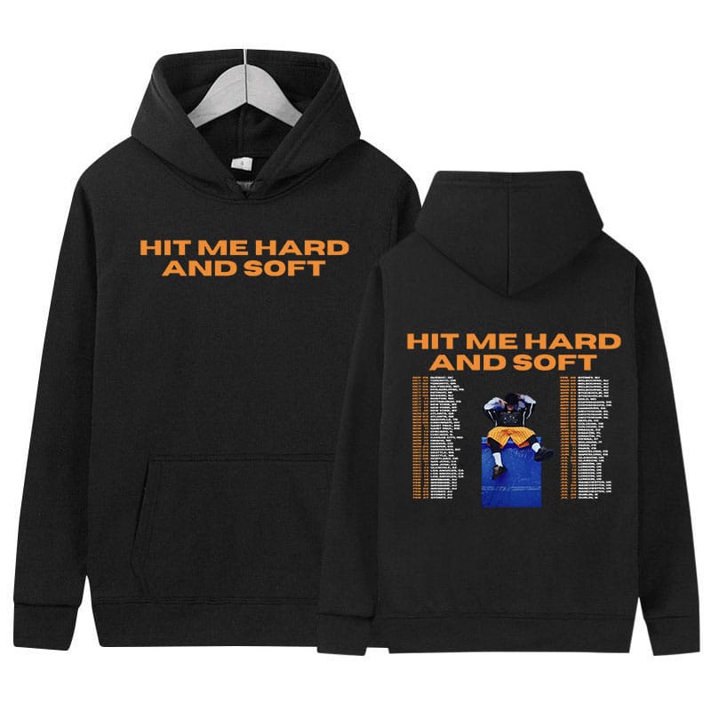 Hit Me Hard and Soft 2024 Tour Hoodie Men's Hip Hop Fashion Pullover Sweatshirt Man Gothic Vintage Oversized Hoodies Streetwear