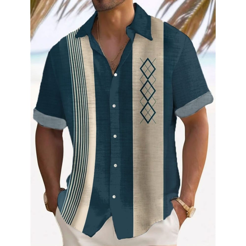Men's Casual Shirt Hawaiian Shirt Men Summer 3d Print Casual Short Sleeved Shirt For Men Clothing Breathable Shirts