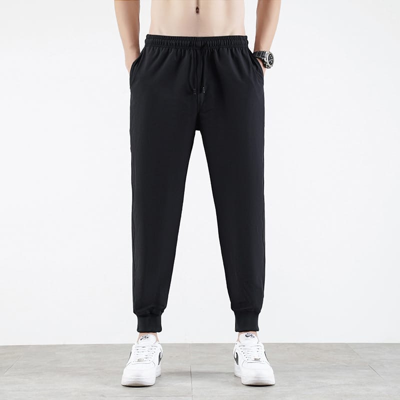 MRMT 2024 Brand New Men's Nine-Point Pants Small Feet Leisure Sports Trousers Ice Silk Quick-Drying Pants