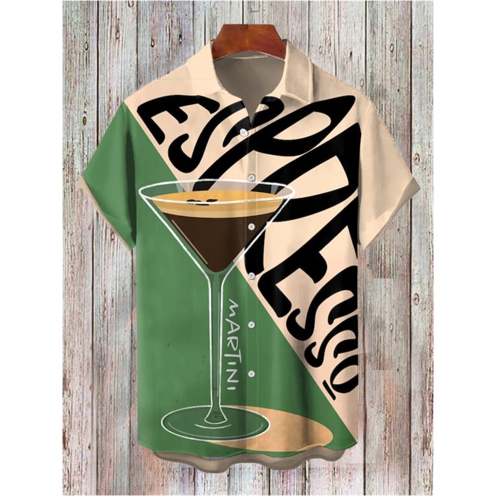 Men's Casual Shirt Hawaiian Shirt Men Summer 3d Print Casual Short Sleeved Shirt For Men Clothing Breathable Shirts