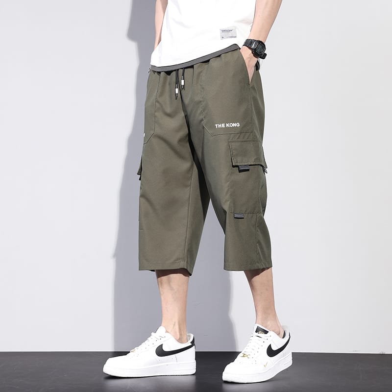 Men's Work Pants Refreshing Ice Silk Shorts Casual and Fashionable Summer Street Shorts