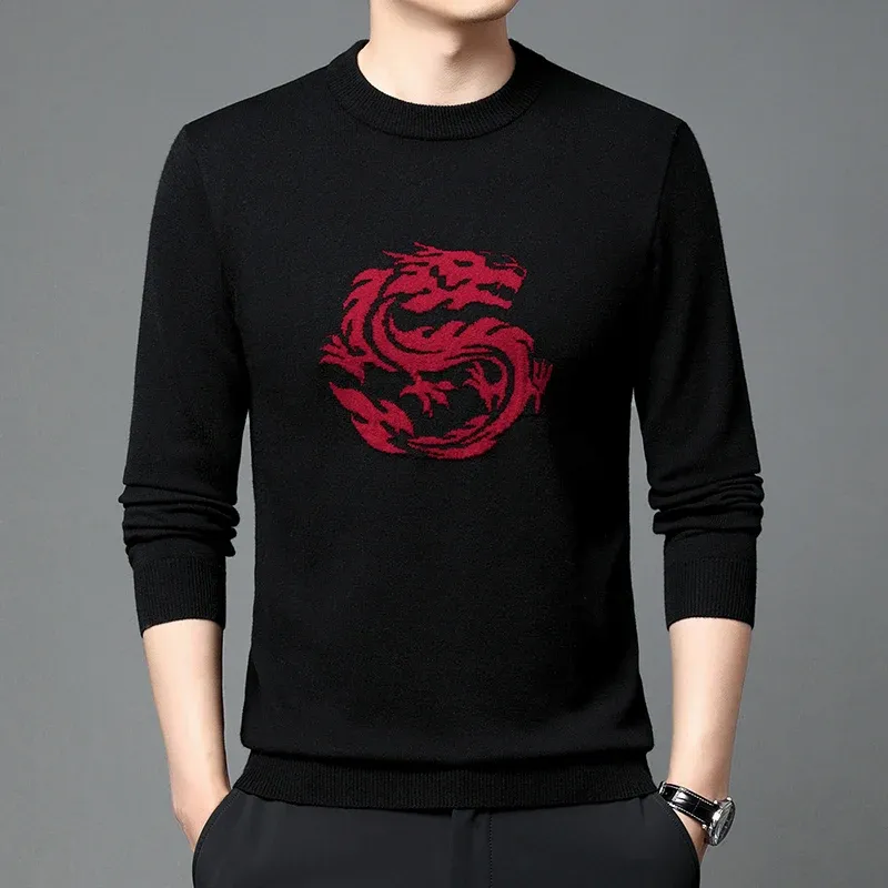 Men's New Personalized Trendy Fashion Printed Round Neck Versatile Comfortable Top