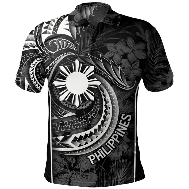 Men's Fashion 3D Philippines National Flag Printing Shirts Philippines National Hero Day Graphic Polo Shirts For Men Fashon Tops