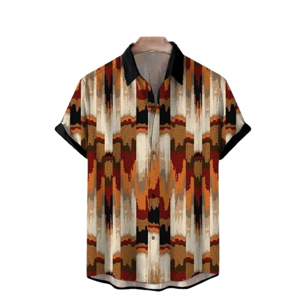 Men's Casual Shirt Hawaiian Shirt Men Summer 3d Print Casual Short Sleeved Shirt For Men Clothing Breathable Shirts
