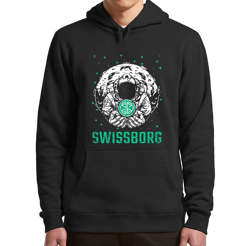 CHSB In SwissBorg We Trust Hoodies Classic Crypto Token Financial Cryptocurrency Men's Pullover For Trader Clothing