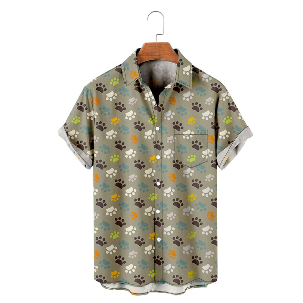 Men's Hawaiian T-Shirt Y2K Hombre Fashion Shirt Animal 3D Print Cozy Casual Short Sleeve Beach Oversized Men Shirts Clothes Top