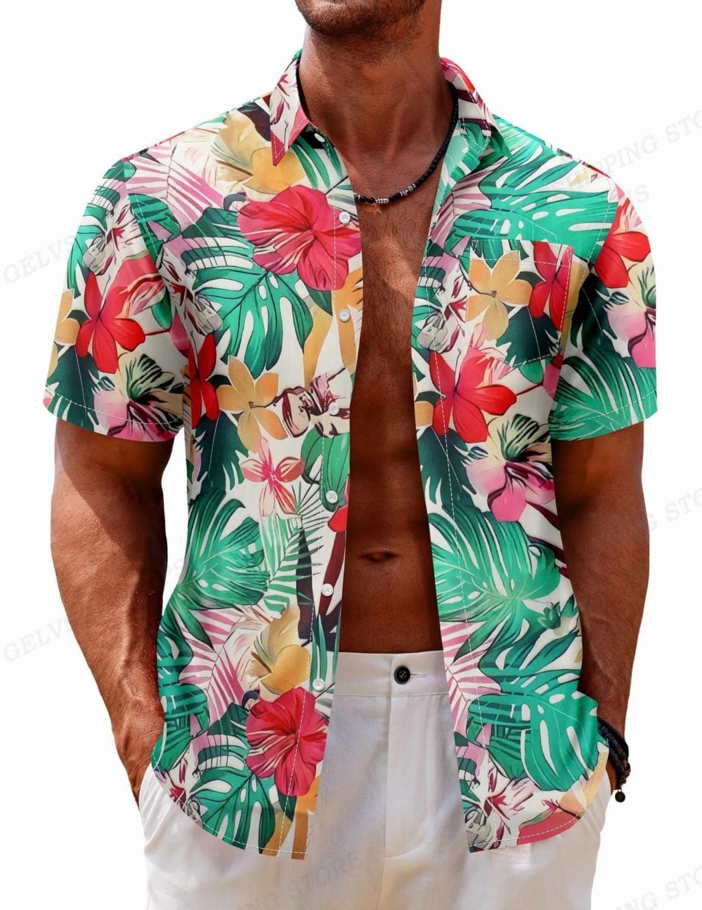 Floral Hawaiian Shirt Flower 3d Printed Shirts Men's Women's Beach Blouse Men's Vocation Lapel Shirts Cuba Camisa Clothes Male