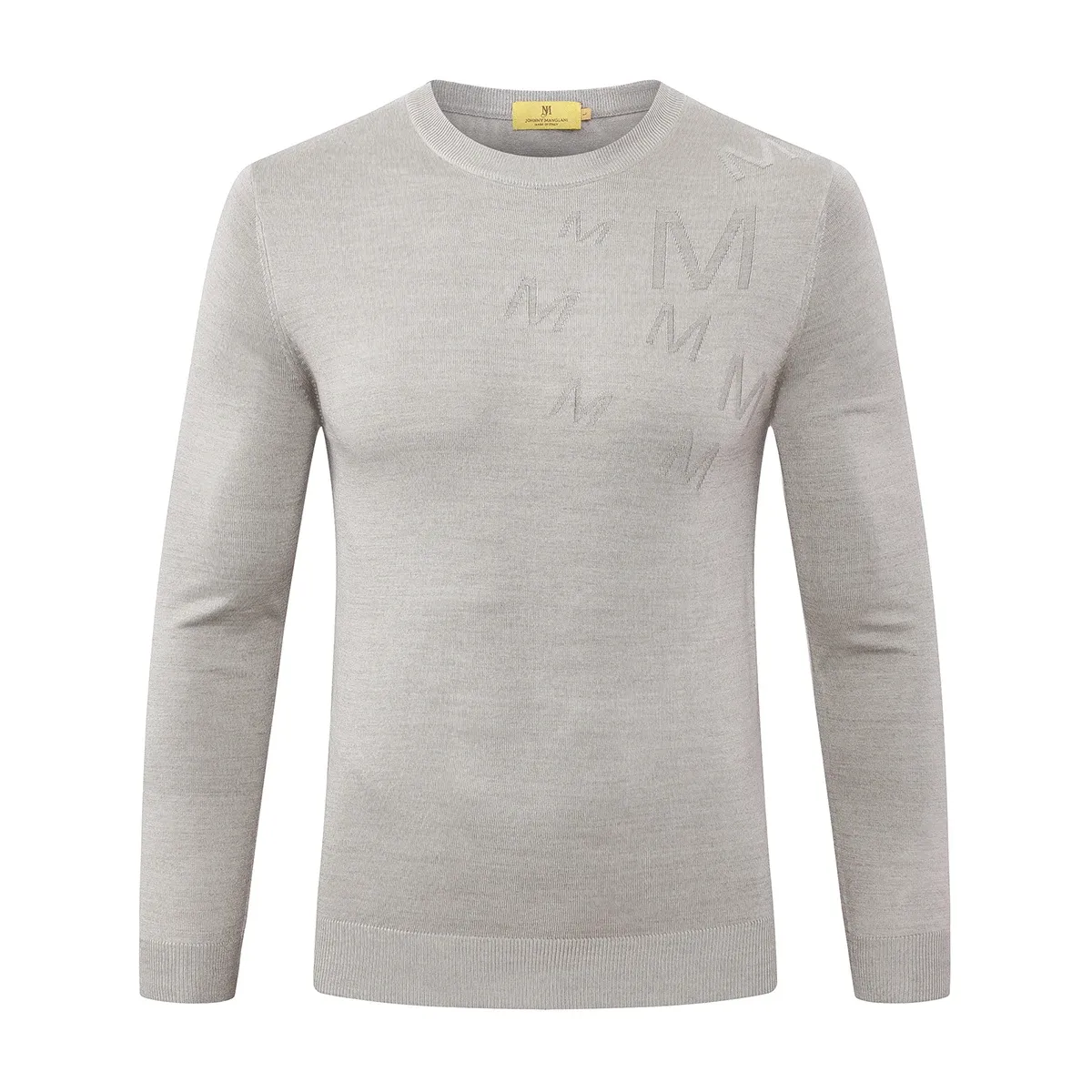 2024 DIKU Sweater Wool Men's 2025 New Warm Round Neck Casual Elasticity Knitting Comfortable High Quality Big M-5XL