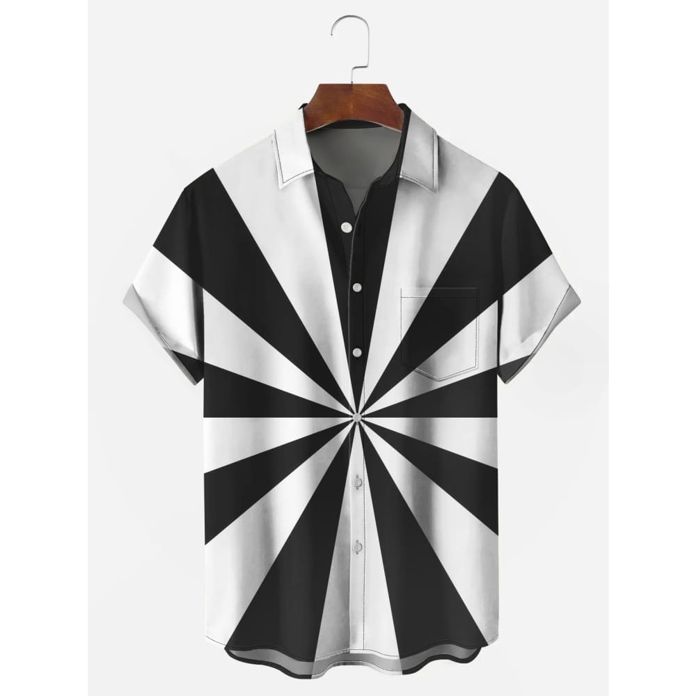 Men's Casual Shirt Hawaiian Shirt Men Summer 3d Print Casual Short Sleeved Shirt For Men Clothing Breathable Shirts