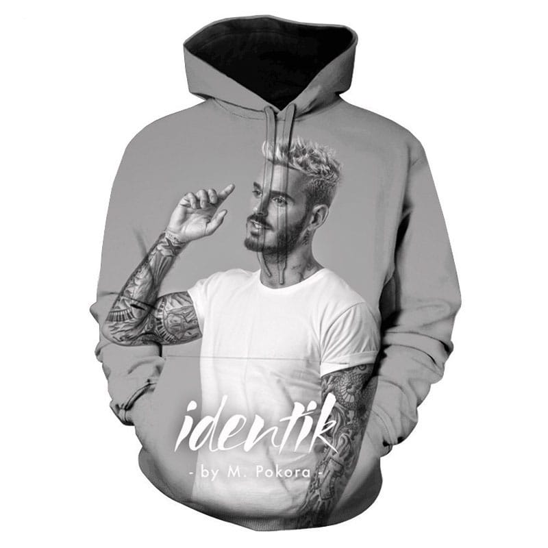M. Pokora 3D Printed Hoodie Tracksuit Women Men's Hoodie Sweatshirt Unisex Hip Hop Matt Pokora Streetwear Oversized Clothes