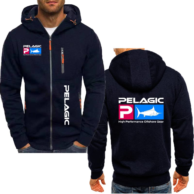 PELAGIC Fishing Clothing Outdoor Hiking Camping Spring Autumn Men's hoodie fleece cotton men's hoodie Breathable Sweatshirts