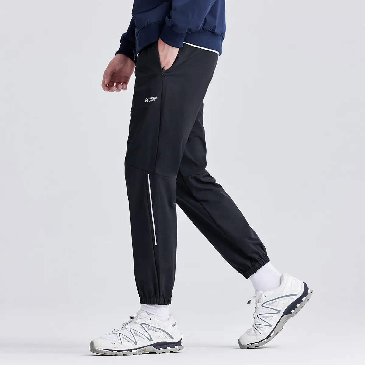 Pioneer Camp 2024 Summer Quick Dry Men's Casual Pants Outdoor Camping Sports Cool Feeling Thin Drawstring Pants AKY323248-24