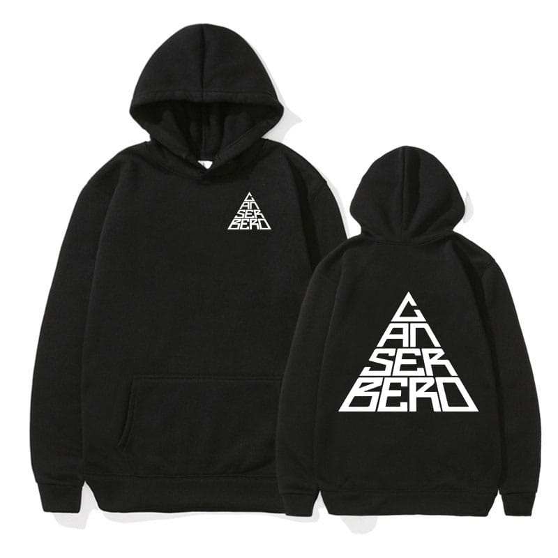 Canserbero Mark Print Hoodie Men's Hip Hop Fashion Long Sleeve Pullover Sweatshirt Unisex Casual Oversized Hooded Y2k Streetwear