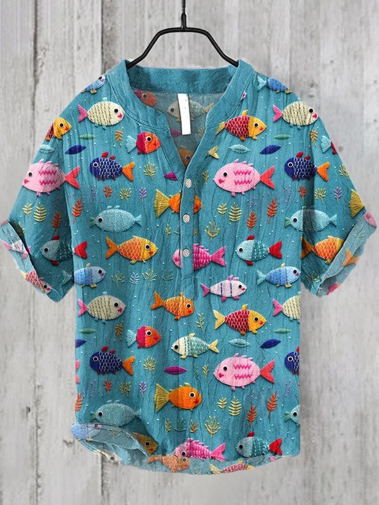 Cross border Hawaiian short sleeved new shirt, men's creative printed pullover, beach and seaside fashion party casual shirt