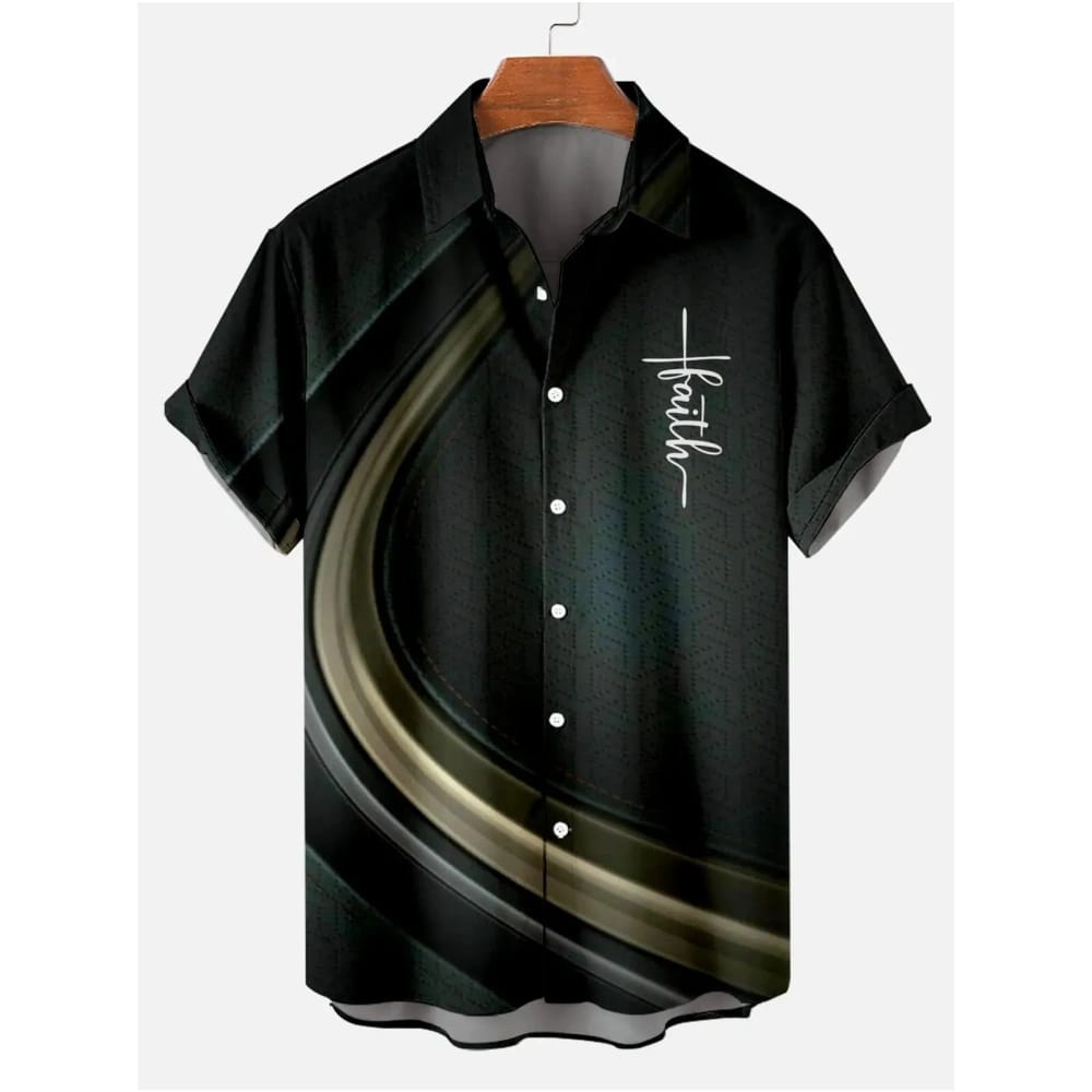 Men's Casual Shirt Hawaiian Shirt Men Summer 3d Print Casual Short Sleeved Shirt For Men Clothing Breathable Shirts