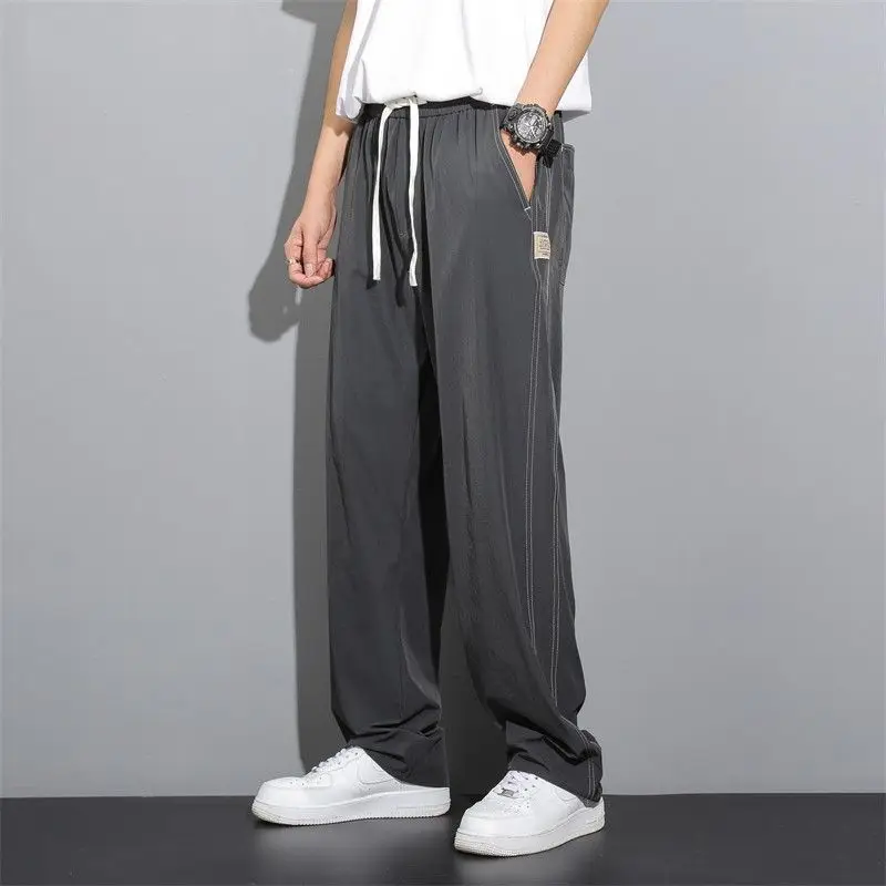 Men's Casual Pants Baggy Pocket Long Male Trousers Loose High Quality Low Price Stylish Regular Fit Trend Big Size Plus Classic