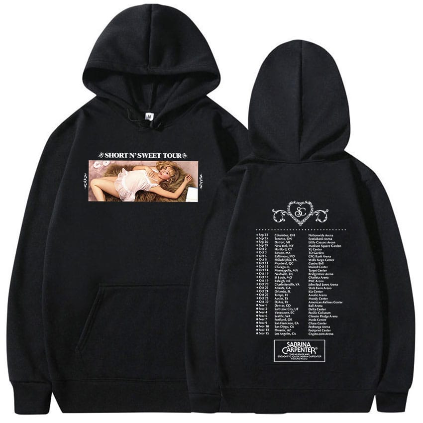 Sabrina Carpenter - Short 'N Sweet 2024 Tour Hoodie Men's Women Hip Hop Harajuku Fashion Oversized Sweatshirt Pullover Clothing