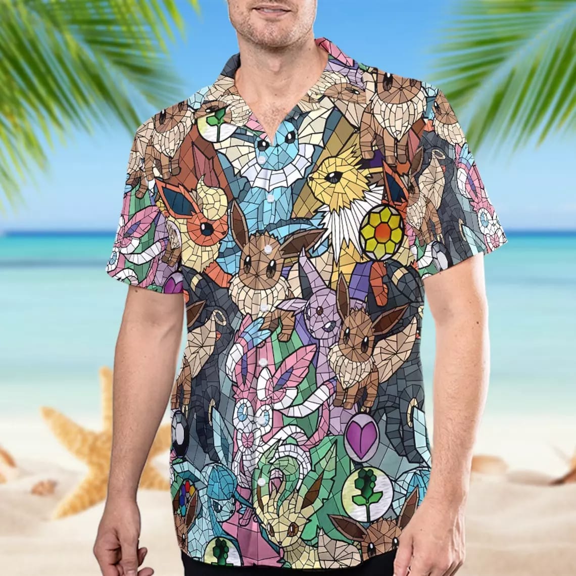 New Hawaiian Men's T-shirt 3D Fun Cartoon Animal Print Men's Summer Loose Beach Oversize Short-sleeved T-shirt Top Men's Unisex