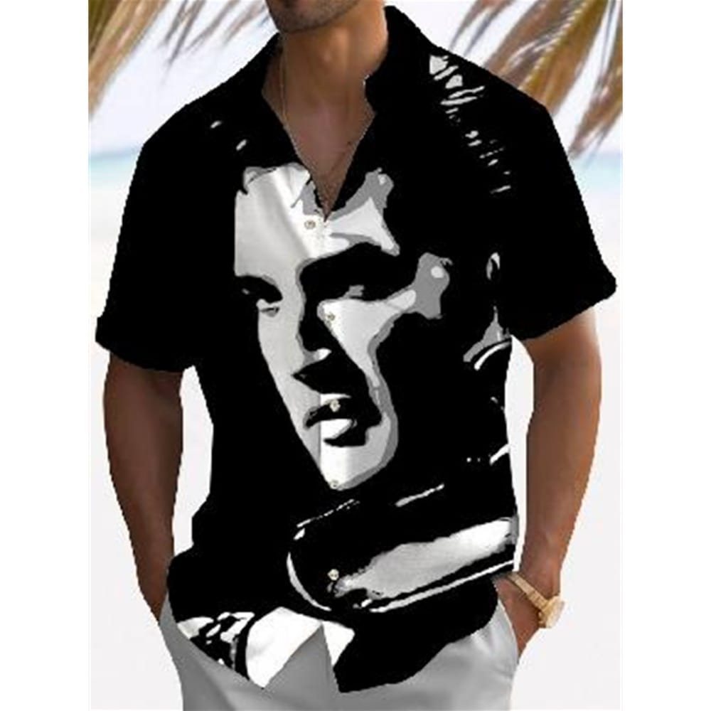 Men's Casual Shirt Hawaiian Shirt Men Summer 3d Print Casual Short Sleeved Shirt For Men Clothing Breathable Shirts