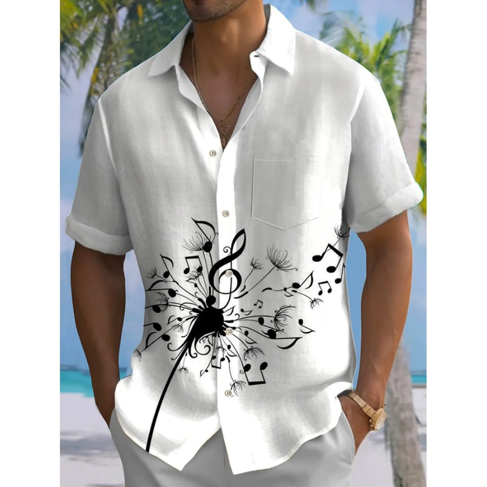 Men's Casual Shirt Hawaiian Shirt Men Summer 3d Print Casual Short Sleeved Shirt For Men Clothing Breathable Shirts