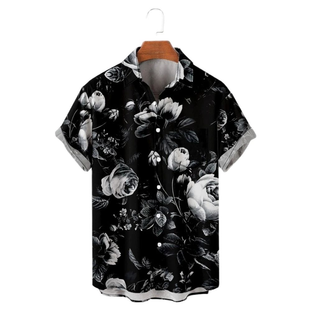 Men's Casual Shirt Hawaiian Shirt Men Summer 3d Print Casual Short Sleeved Shirt For Men Clothing Breathable Shirts