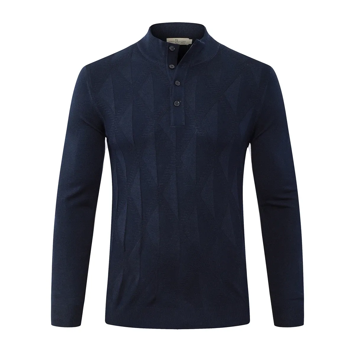 2024 DIKU CPTG Sweater Wool Men's 2025 New Warm Fashion Button Elasticity Knitting Comfortable High Quality Big M-5XL