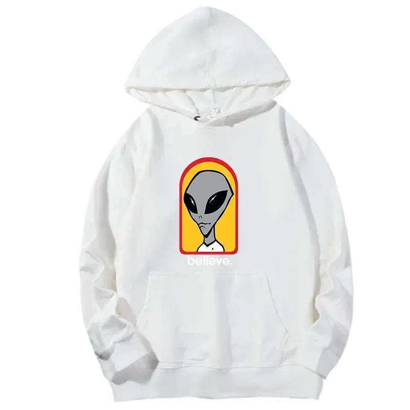 Men's sportswear Alien Workshop Believe Speed Way Unisex graphic Hooded sweatshirts essentials Spring Autumn  hoodie