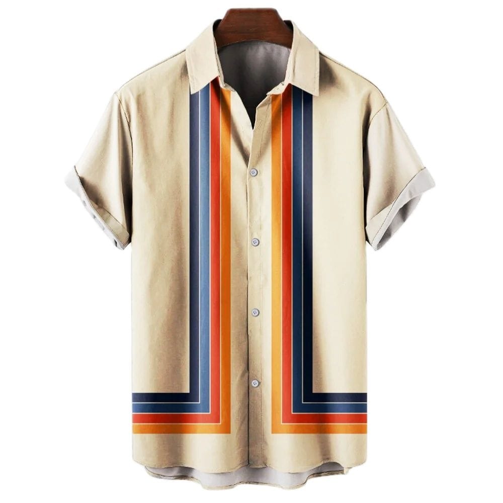 Men's Casual Shirt Hawaiian Shirt Men Summer 3d Print Casual Short Sleeved Shirt For Men Clothing Breathable Shirts