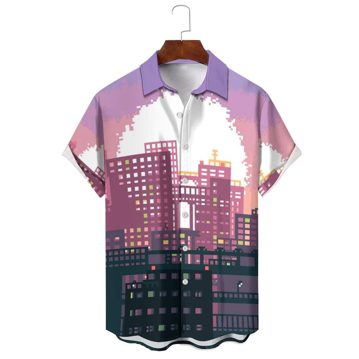 Men's/Women's Summer Loose Casual Dopamine Fashion Short Sleeve Abstract Illustrated Print Daily Can Wear Short Sleeve Shirt