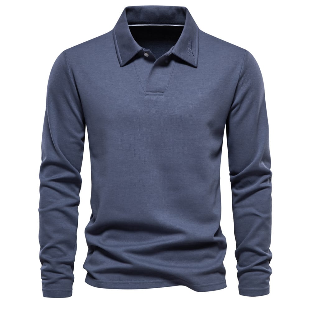 Spring Embroidery Polo T Shirt for Men  Long Sleeves Casual Men's Social Polo Shirts Luxury Golf Shirt Men's Designer Clothing