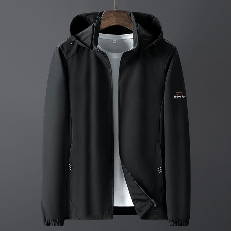 Men's Jacket Autumn High Quality Loose Fit Large Size Detachable Hat Outdoor Sports Top Men's Coat Plus Fat Enlargement L-8XL