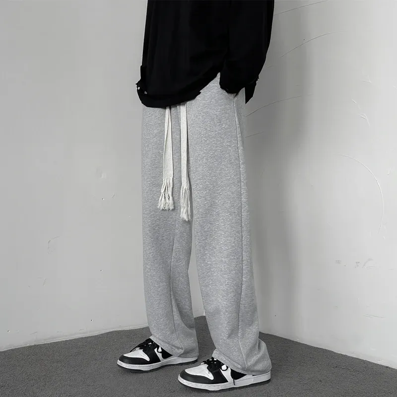 Men's and Women's Casual Pants Loose and Fashionable Straight Leg Pants Ins Wide Leg Pants