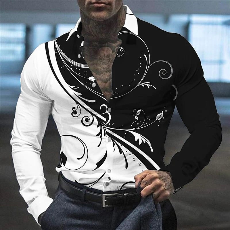 Fashion tops new slim fit outdoor soft and comfortable fabric plus size 2023 spring and summer new men's suit shirts