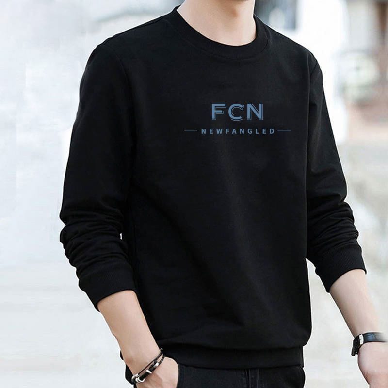 Fashion O-Neck All-match Printed Sweatshirt Men's Clothing 2023 Autumn New Oversized Casual Tops Long Sleeve Korean Sweatshirts