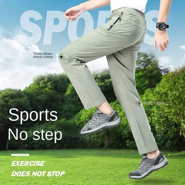 Men's Thin Breathable Assault Pants Sports Women's Elastic Mountaineering Trousers Business Casual Mens Pants Jogger