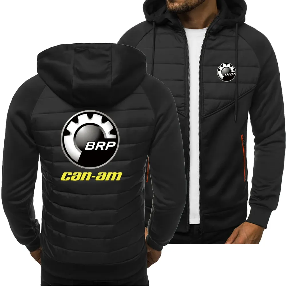 2023New Spring Autumn Brp Can-am Hoodie Men's Fashion Sport Casual Sweatshirts Cardigan Zipper Long Sleeve Jacket