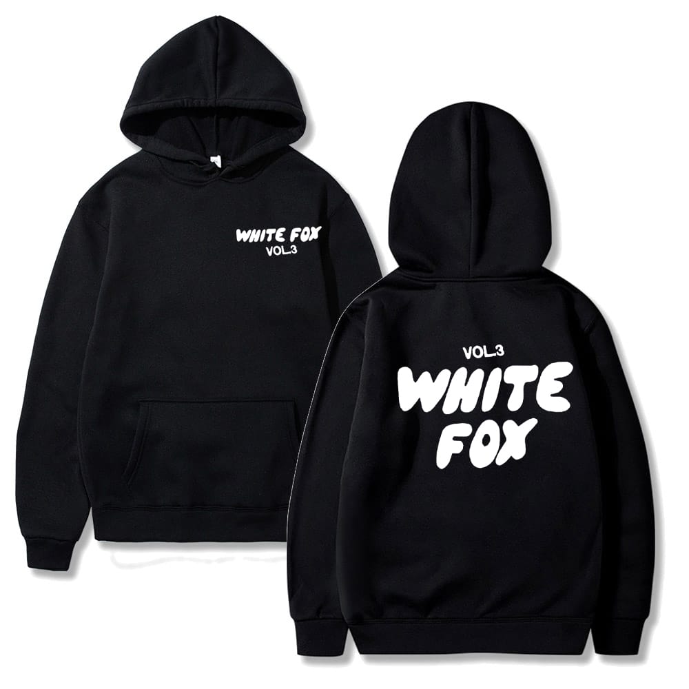 2024 Trendy Hot Selling Items White Fox Men's and Women's Hoodie Loose Fitting Hoodie Thick Letter Print Casual Men's wear