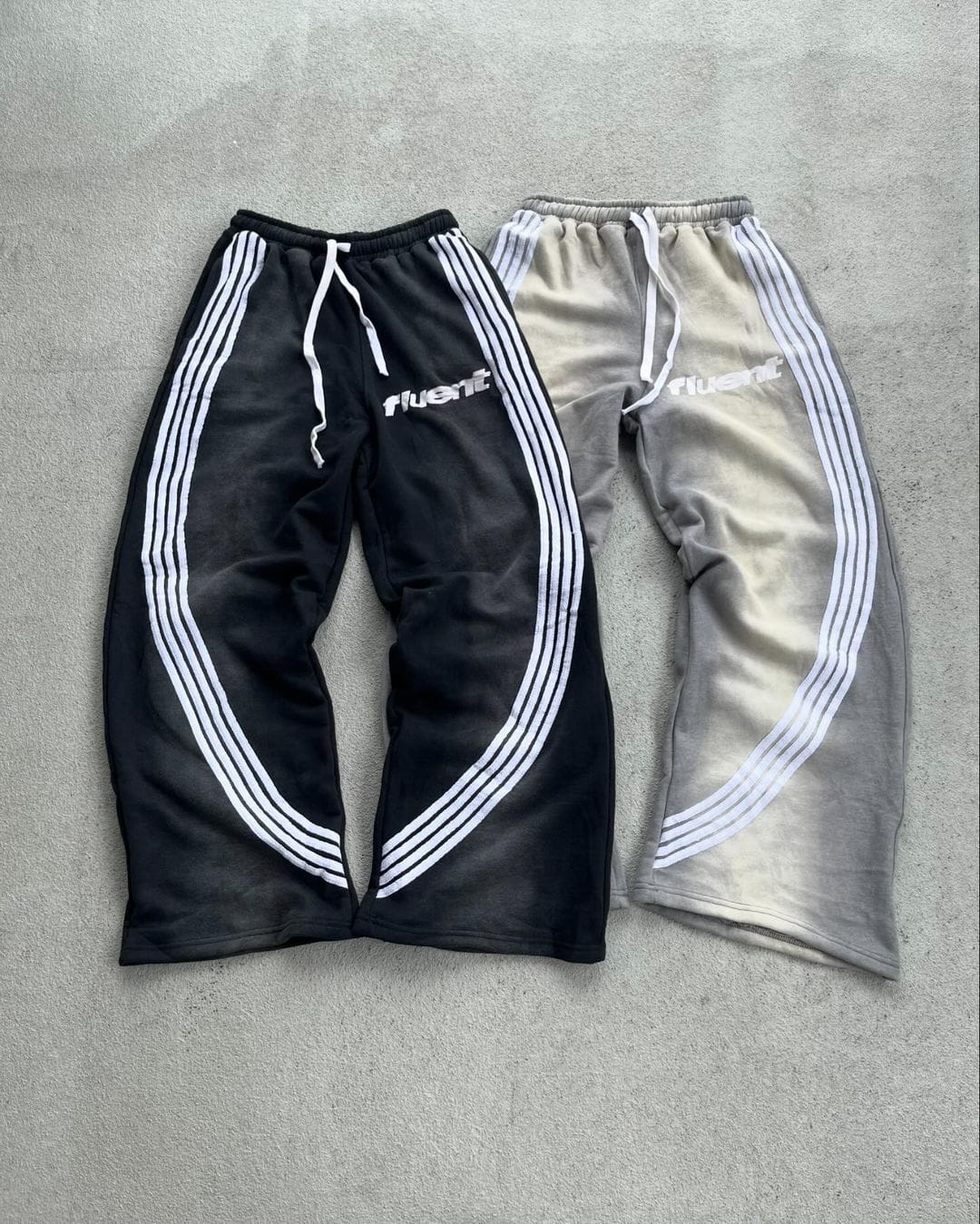 Japanese Retro Loose Striped Casual Nine-minute Pants Washed Process Elastic Waist Design Men's Streetwear Y2K Cargo Pants