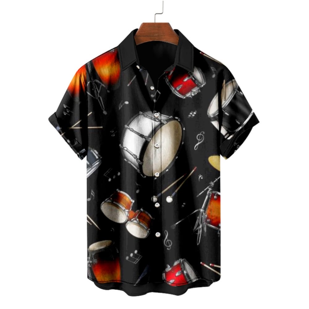 Men's Casual Shirt Hawaiian Shirt Men Summer 3d Print Casual Short Sleeved Shirt For Men Clothing Breathable Shirts