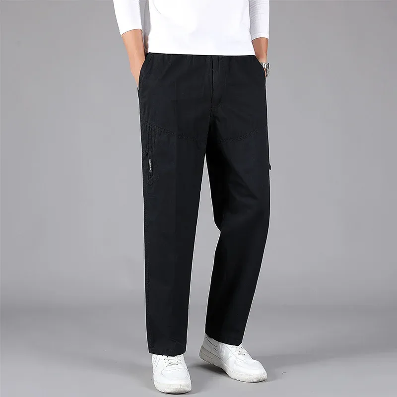 Men's Loose and Comfortable Pure Cotton Spring/summer New Fashionable and Versatile Pants