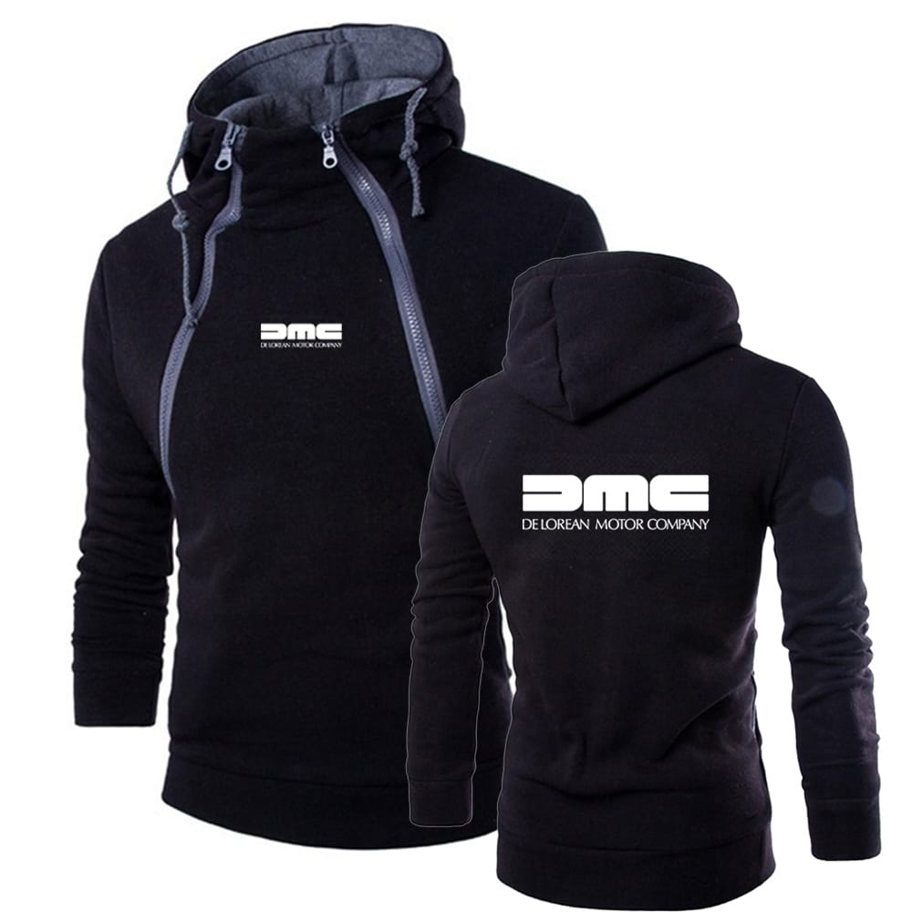 2023 New Men's Delorean Motor Company Print Sweatshirt Spring Autumn Fashion High Quality Hoodie Harajuku Casual Hoody Coat
