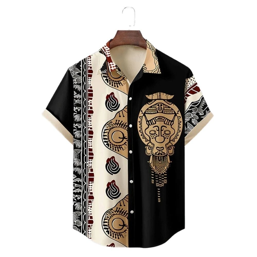 Men's Casual Shirt Hawaiian Shirt Men Summer 3d Print Casual Short Sleeved Shirt For Men Clothing Breathable Shirts