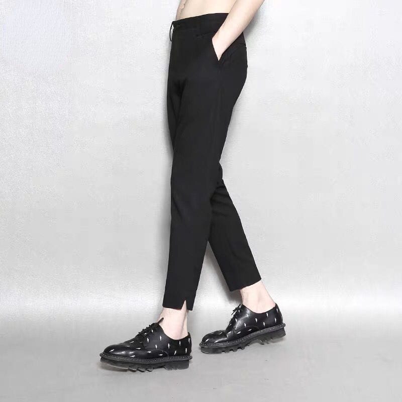 2024 Casual Loose Pants Men Wild Korean Fashion Male Trousers Homme Solid High Street New Men's Clothing Solid Pants A62