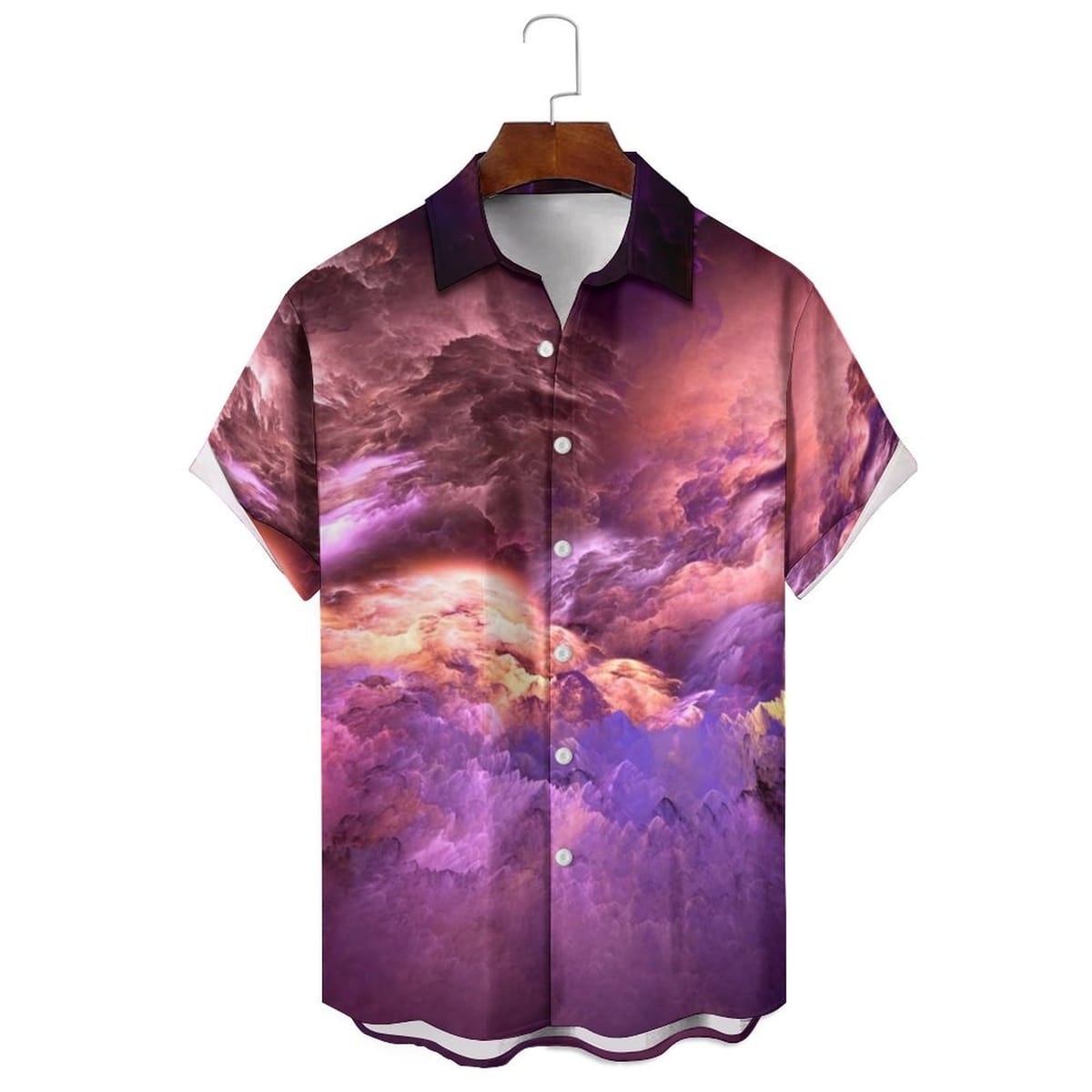 Men's/Women's Multi-Style Relaxed Casual Fashion Summer Multi-Color Rendering Print Daily Can Wear Lapel Short-Sleeved Shirt
