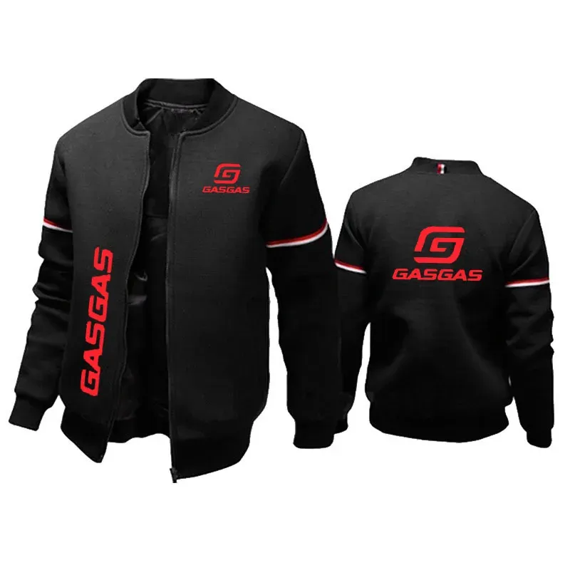 New cotton men's jacket Sweatshirt top Motorcycle gasgas print High-End Spring Autumn comfortable fashion Baseball jacket