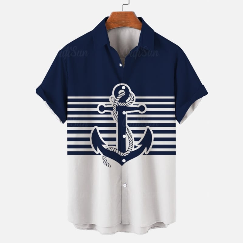 2024 Casual Short Sleeved Animal Men's Shirt Summer Shirt For Men Clothing Breathable Hawaiian Shirt Men