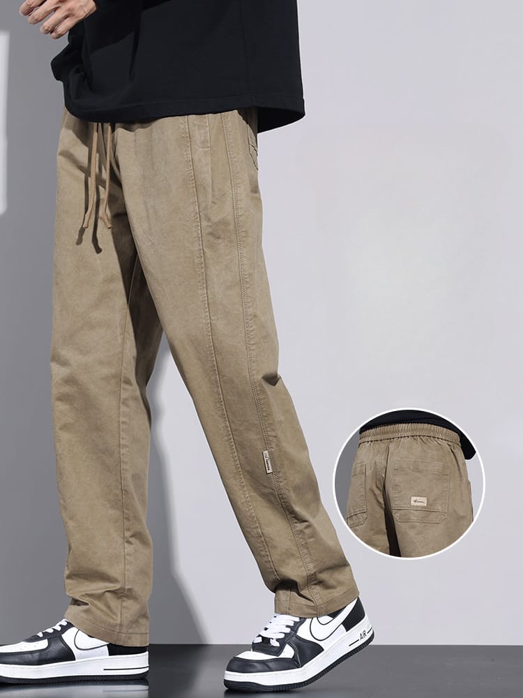 Men's Black Cotton Pants Hip Hop Streetwear Fashion Jogger Harem Cargo Trousers Man Casual Trousers Male Pants Big Size B45